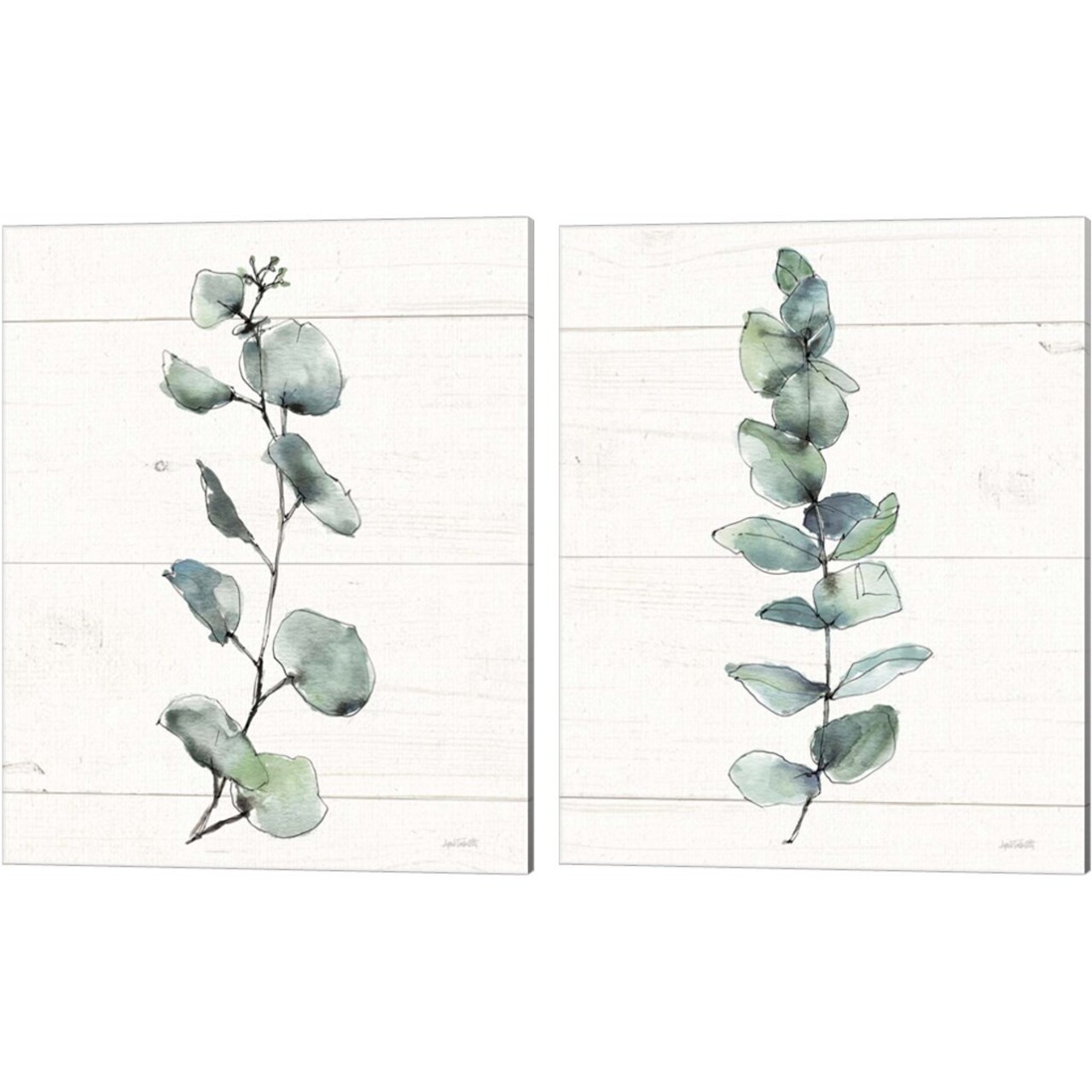 Modern Famhouse v2 by Anne Tavoletti 12" x 15" Canvas Wall Art (Set of 2)